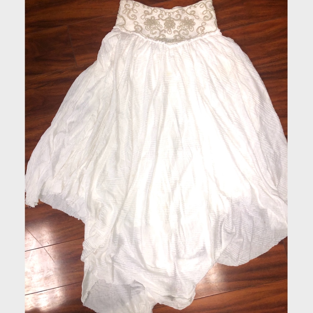 Free People Boho Maxi Skirt/Strapless Dress